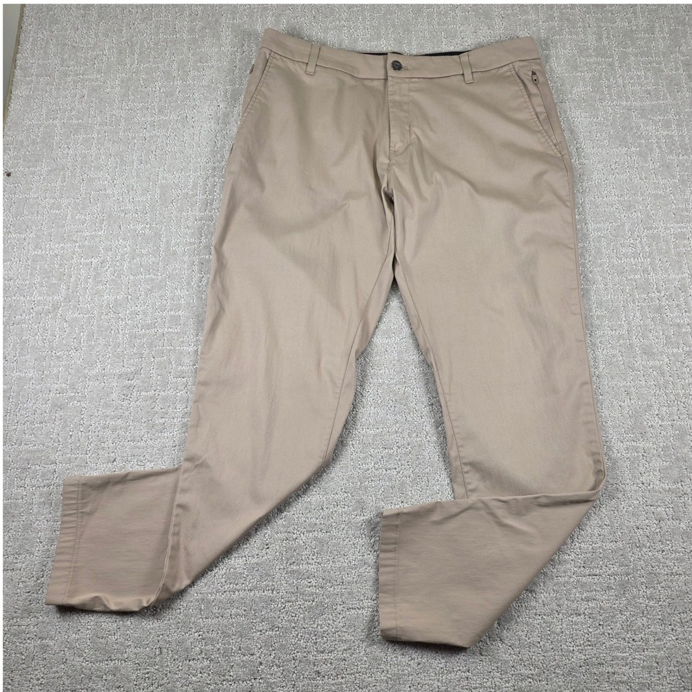 Birddogs Mens Khaki Chino Stretch Pants‎ 36x30 Tan Performance Trousers  *Read